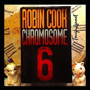 VINTAGE "1997" ROBIN COOK "CHROMOSOME 6" HARDCOVER BOOK